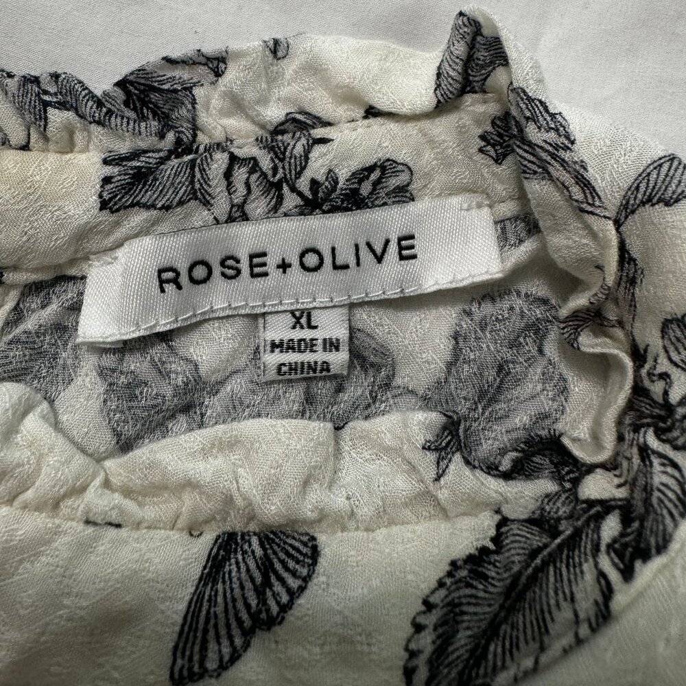 Rose + Olive Women's Top Blouse, Size XL - Picture 6 of 13